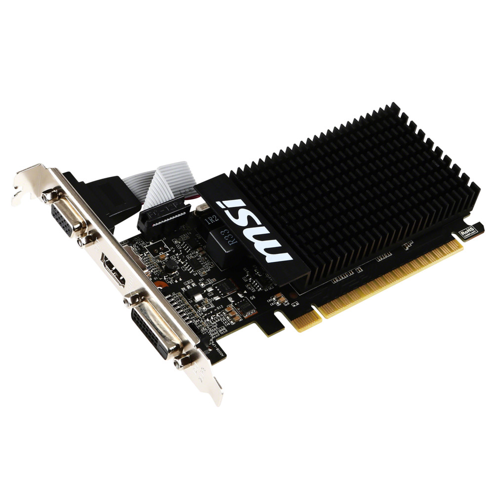 Видеокарта MSI GeForce GT 710 2GD3H LP 2 ГБ - миниатюра 2
