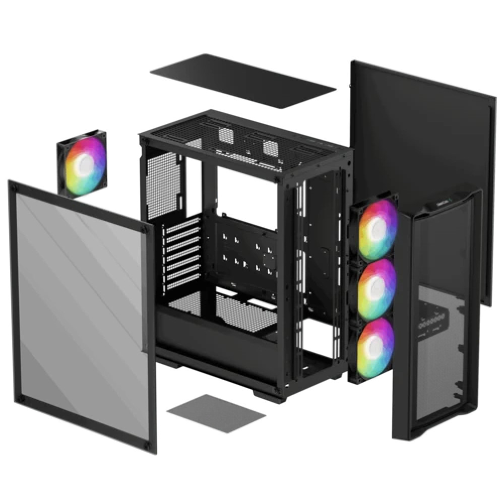 Корпус Deepcool CC560 MESH V2 Черный R-CC560-BKAMA4-G-2 Mid-Tower - миниатюра 5