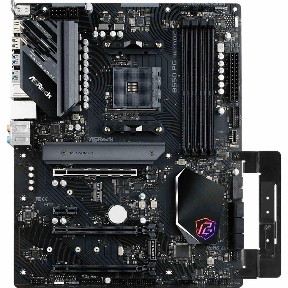 Материнская плата ASRock B550 PG Riptide DDR4 ATX, AMD AM4 — фото товара