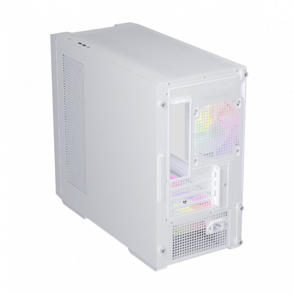 Корпус 1STPLAYER AU6 White AU6-WH-2FA7-14-W-2FA7R-W-1FA7-W Mini-Tower - миниатюра 3