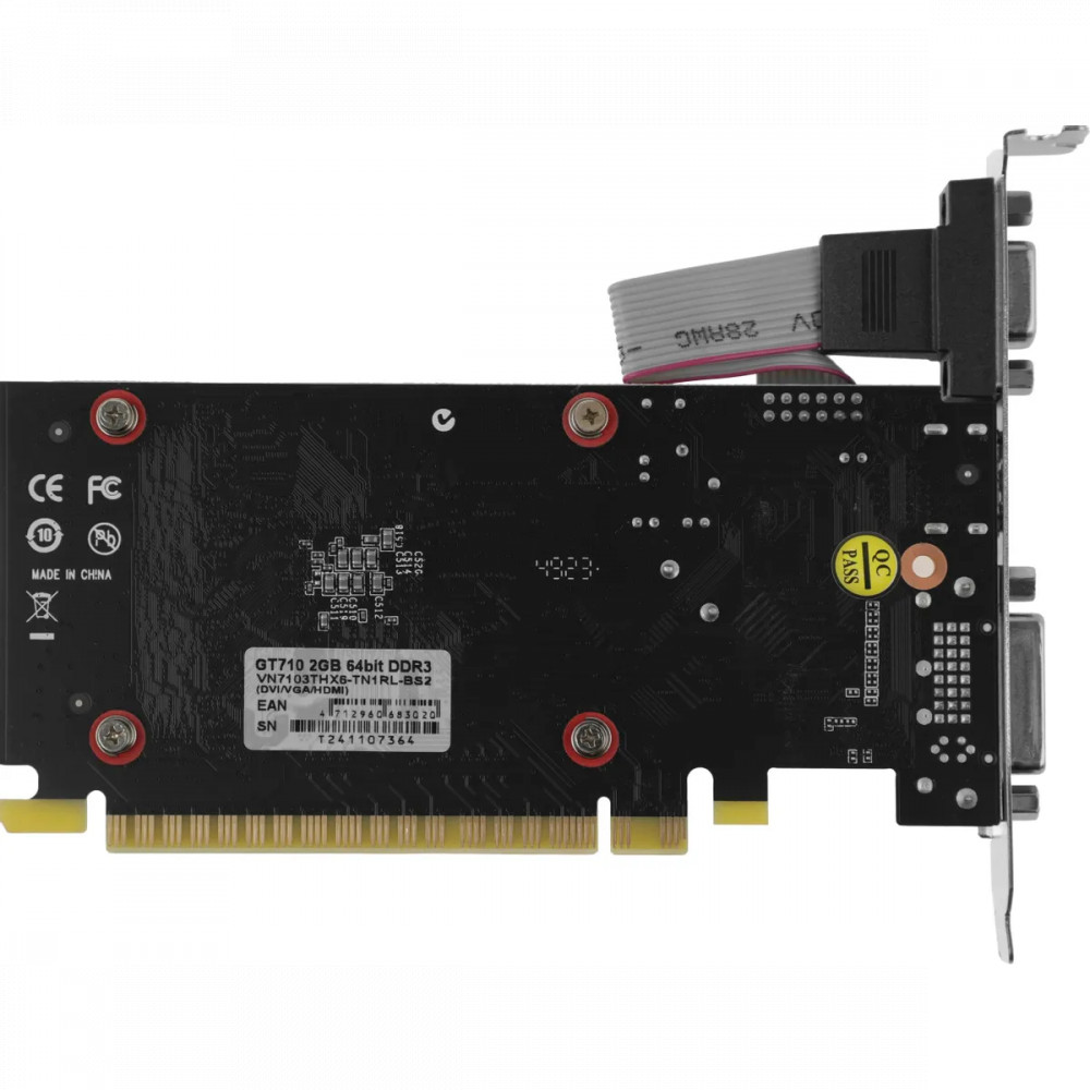 Видеокарта BIOSTAR GeForce GT 710 GT710-2GB D3 LP VN7103THX6 2 ГБ - миниатюра 2