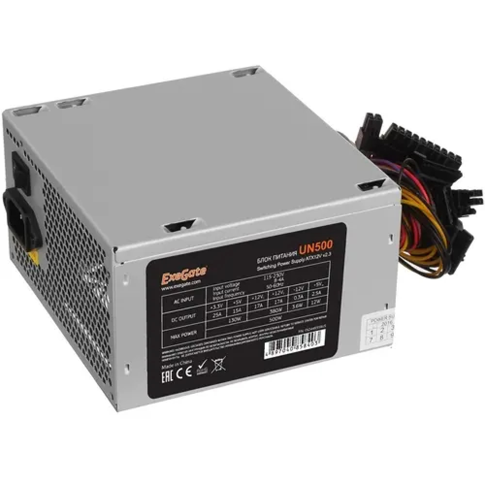 Блок питания ExeGate UN500 EX244555RUS-PC 500 Вт - миниатюра 2