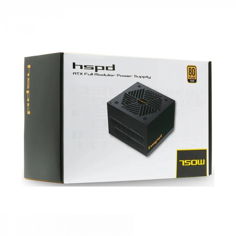 Блок питания HSPD HST-750GF-BK 750 Вт - миниатюра 3