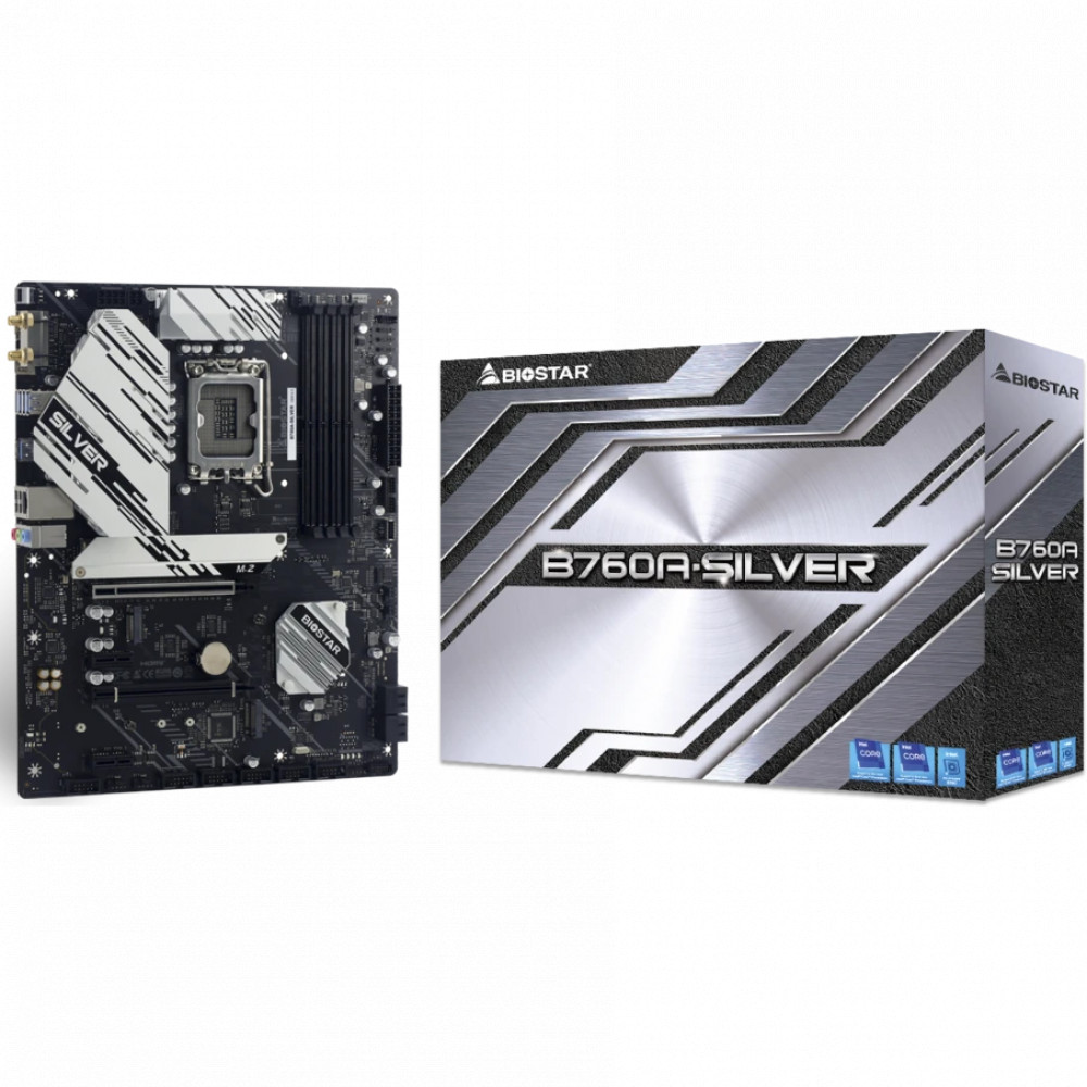 Материнская плата BIOSTAR B760A-SILVER ATX, LGA 1700 - миниатюра 4