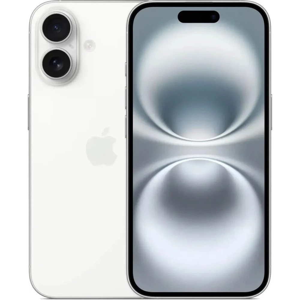 Смартфон Apple iPhone 16 128Gb White MYE93HN/A 128 Гб, 8 Гб — фото товара