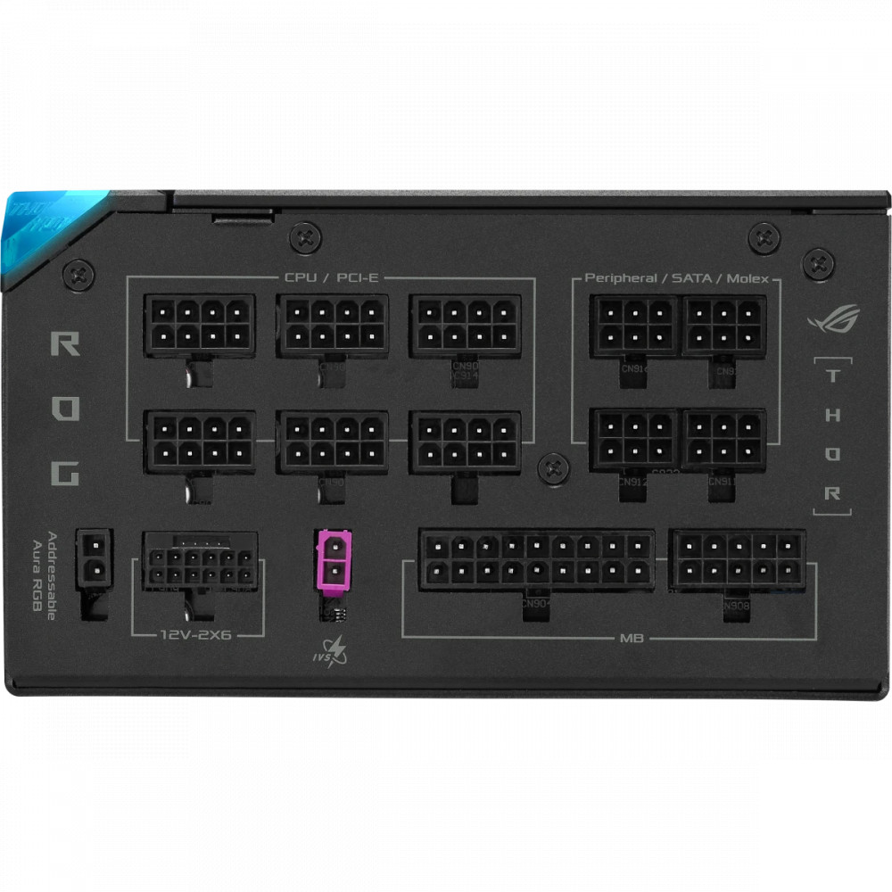 Блок питания Asus ROG THOR Platinum III ROG-THOR-1000P3-GAMING 1000 Вт, 80+ Platinum - миниатюра 4
