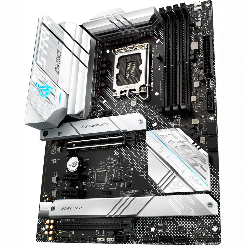 Материнская плата Asus ROG STRIX B660-A GAMING WIFI D4 ATX, LGA 1700 - миниатюра 4