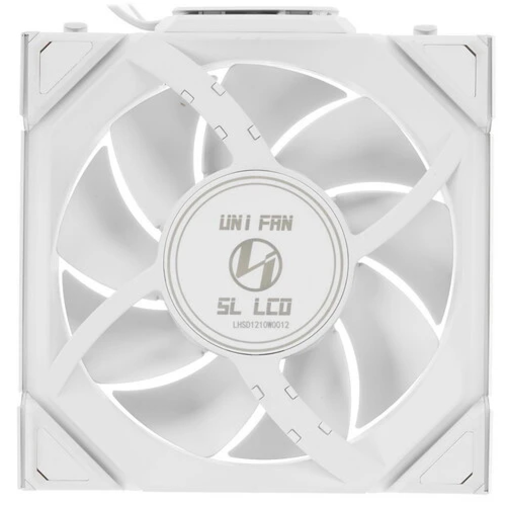 Система охлаждения Lian Li UNI FAN SL WIRELESS LCD 120 12SLLCD1W1W Для системного блока - миниатюра 2