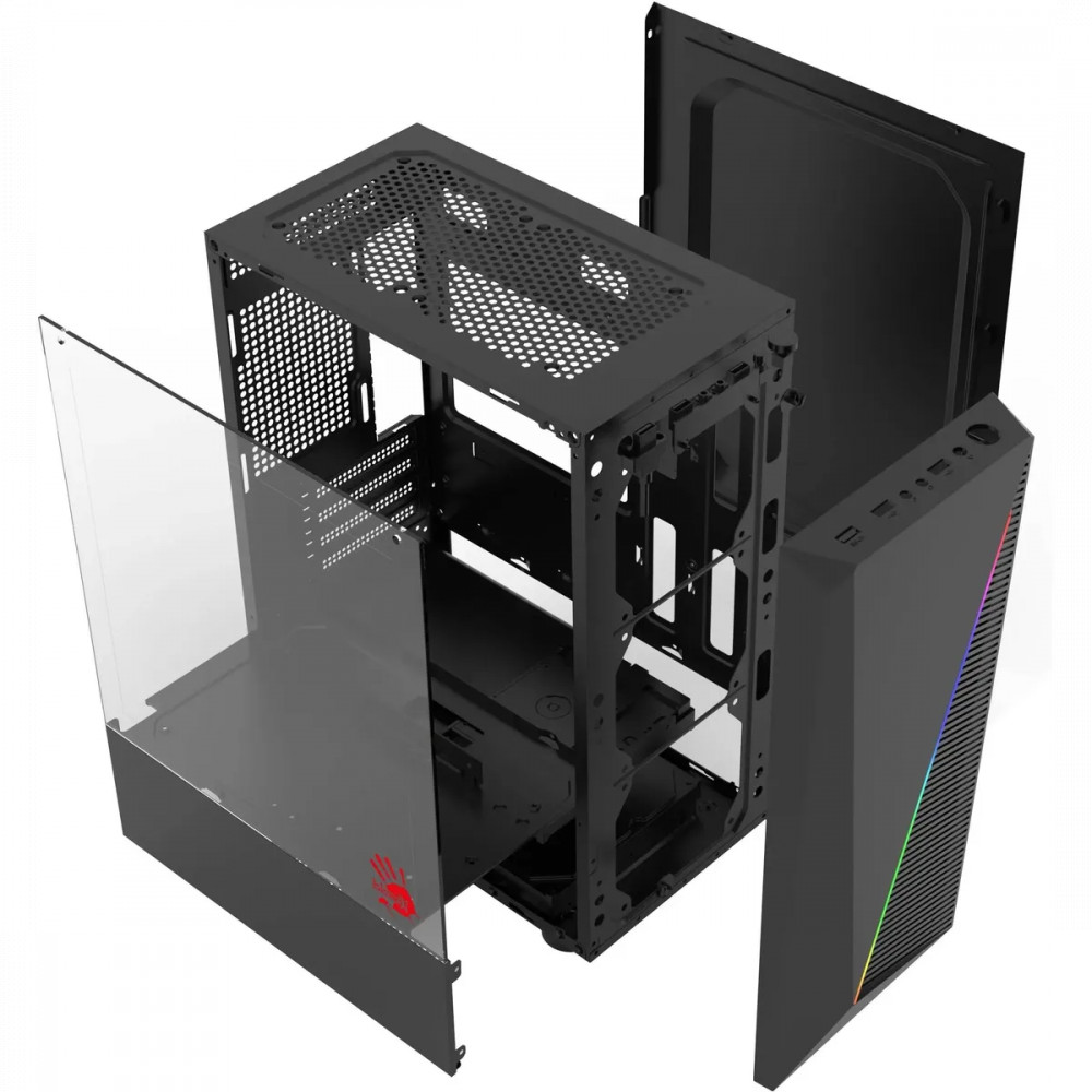Корпус Bloody BD-CC102F Black BD-CC102F-BK Mid-Tower - миниатюра 8