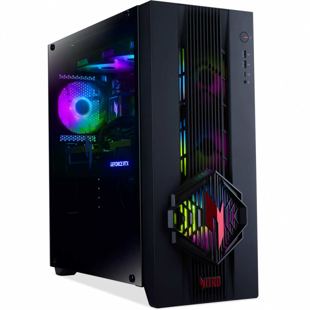 Персональный компьютер Acer Nitro 70 AMD N70X3D-100 DG.E5ACD.006 Ryzen 9, 4.3, 32 Гб, DDR5-5600 — фото товара