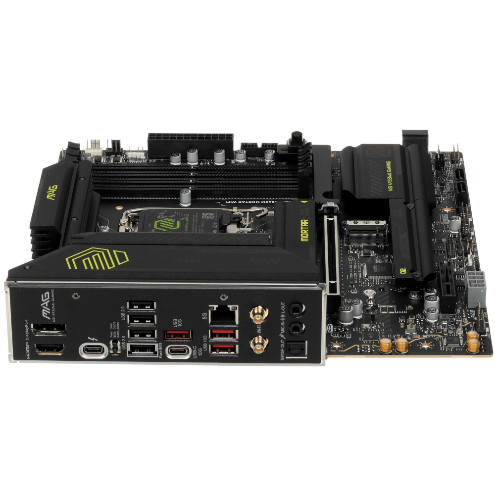 Материнская плата MSI MAG B860M MORTAR WIFI Micro-ATX, LGA 1851 - миниатюра 3