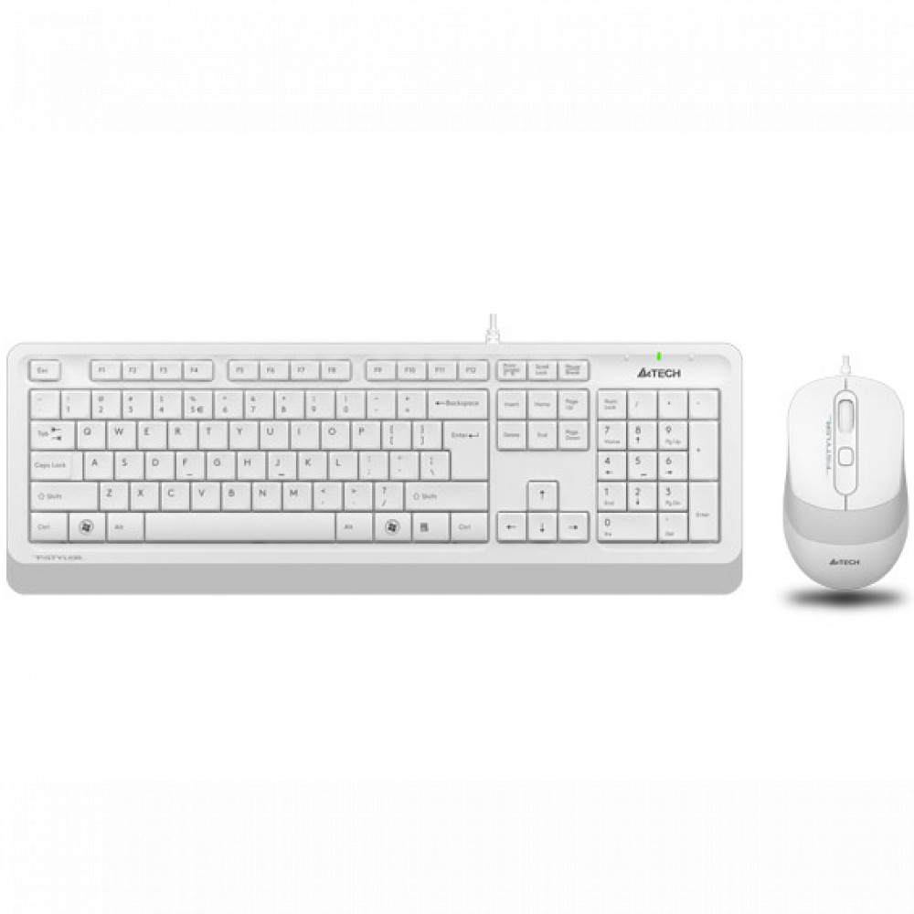Клавиатура + мышь A4Tech Fstyler F1010 WHITE — фото товара