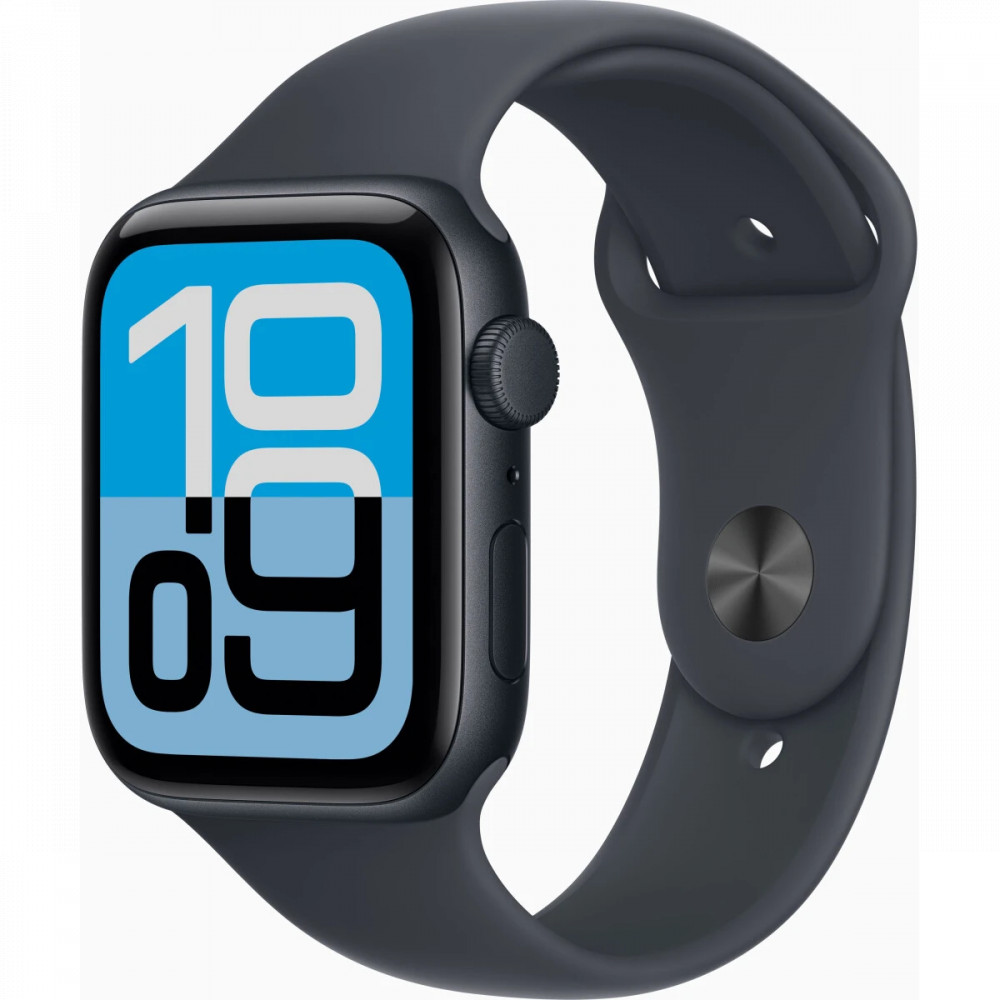 Apple Watch SE 3 44mm Midnight Aluminum Case with Midnight Sport Band S/M MEHN4X/A Смарт-часы — фото товара