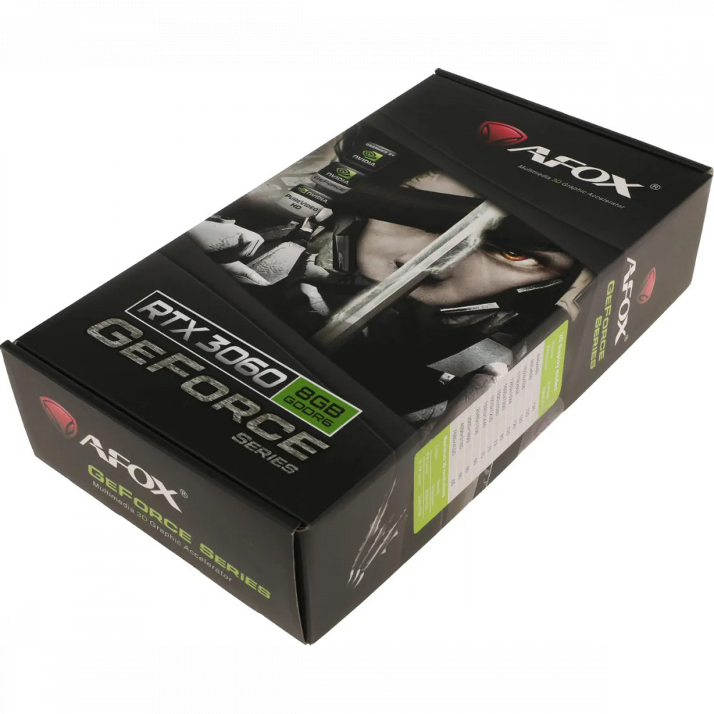 Видеокарта AFOX RTX 3060 AF3060-8GD6H4 8Gb 8 ГБ - миниатюра 5