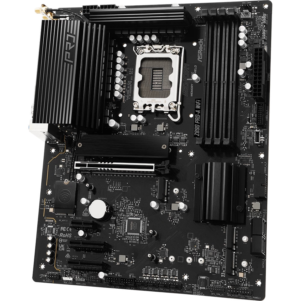 Материнская плата ASRock Z890 PRO-A WIFI ATX, LGA 1851 - миниатюра 3