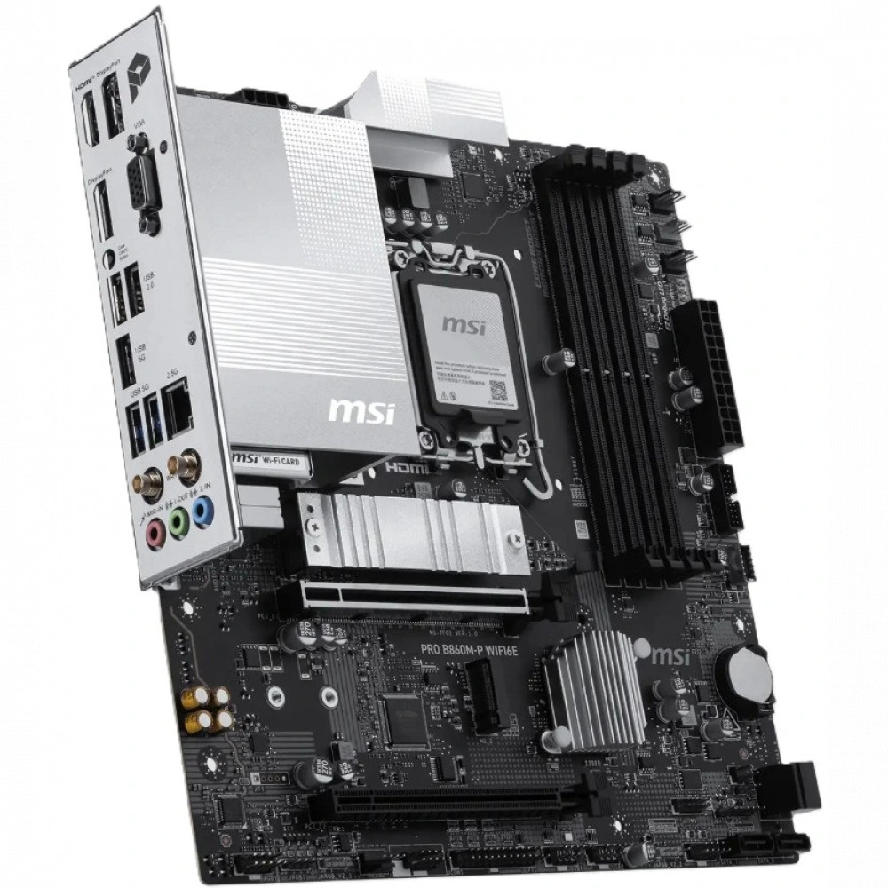 Материнская плата MSI PRO B860M-P WIFI6E Micro-ATX, LGA 1851 - миниатюра 2
