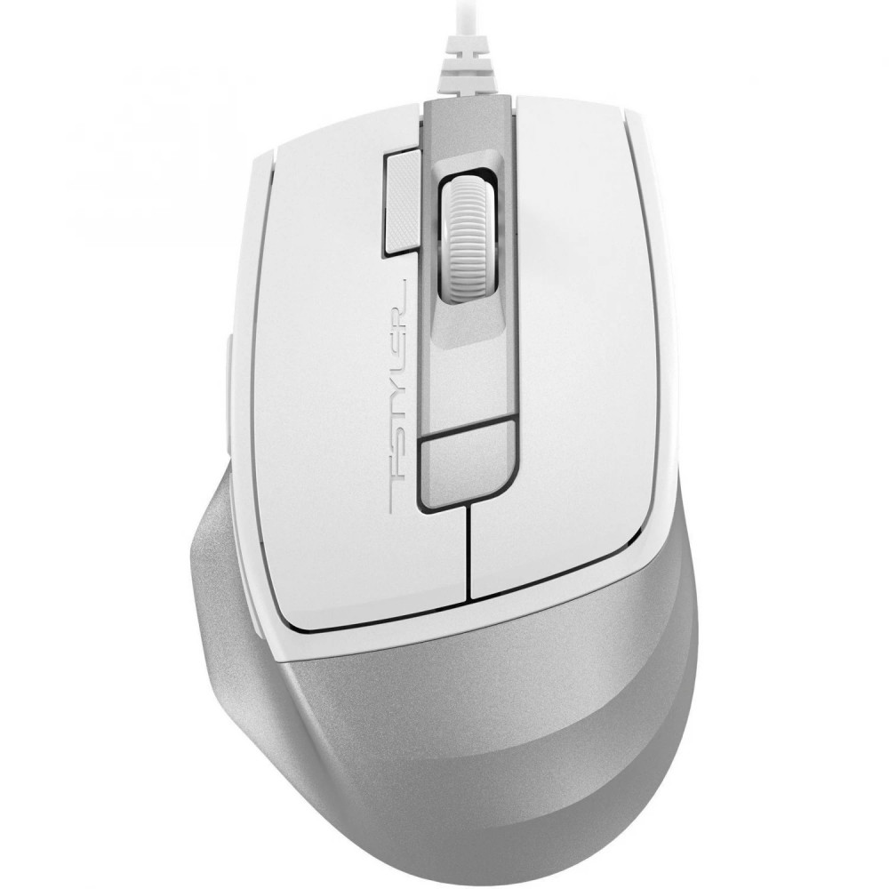 Мышь A4Tech FSTYLER FM45S AIR SILVER WHITE FM45S Air Silver White Бюджетные, Проводная — фото товара