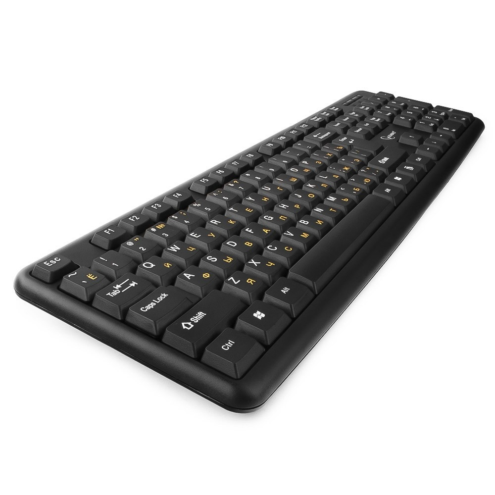 Клавиатура Gembird KB-8320U-BL Проводная, USB - миниатюра 3