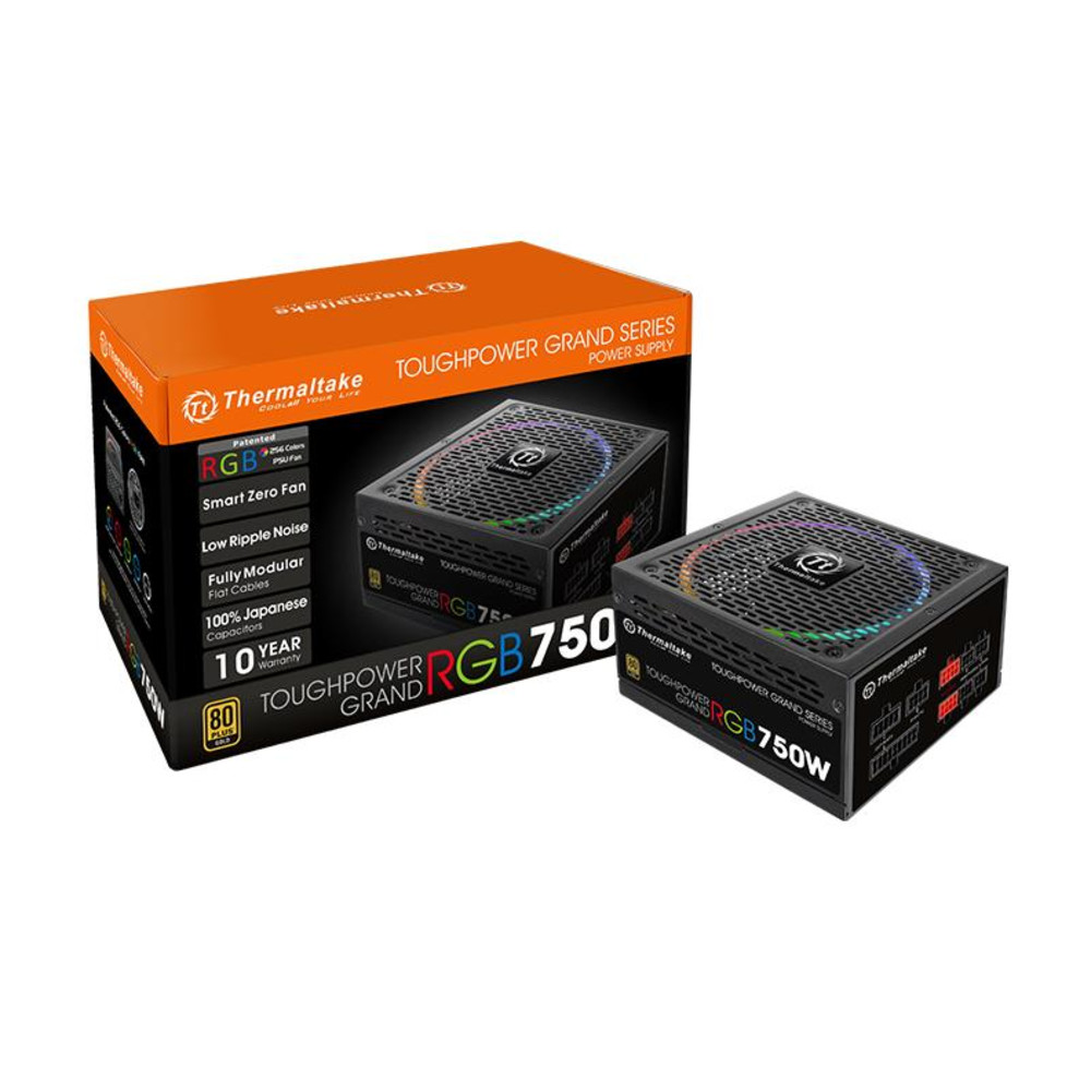 Блок питания Thermaltake Toughpower Grand RGB 750W Gold PS-TPG-0750FPCGEU-S 750 Вт — фото товара