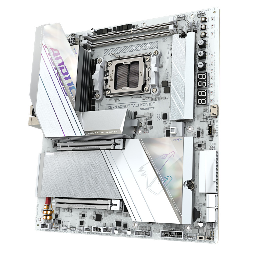Материнская плата Gigabyte X870 AORUS TACHYON ICE (REV 1.0) E-ATX, AMD AM5 - миниатюра 4