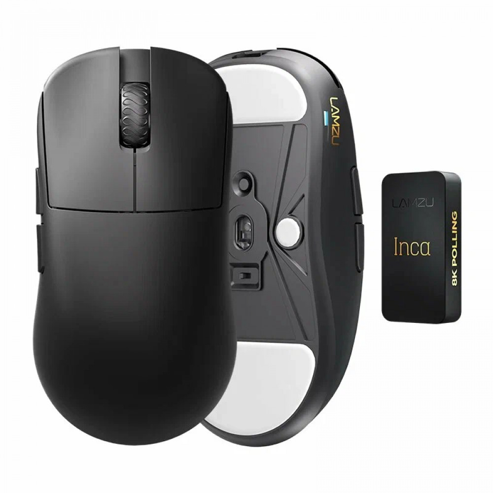 Мышь LAMZU Inca Black 6975637430039 Игровые, Беспроводная - миниатюра 2