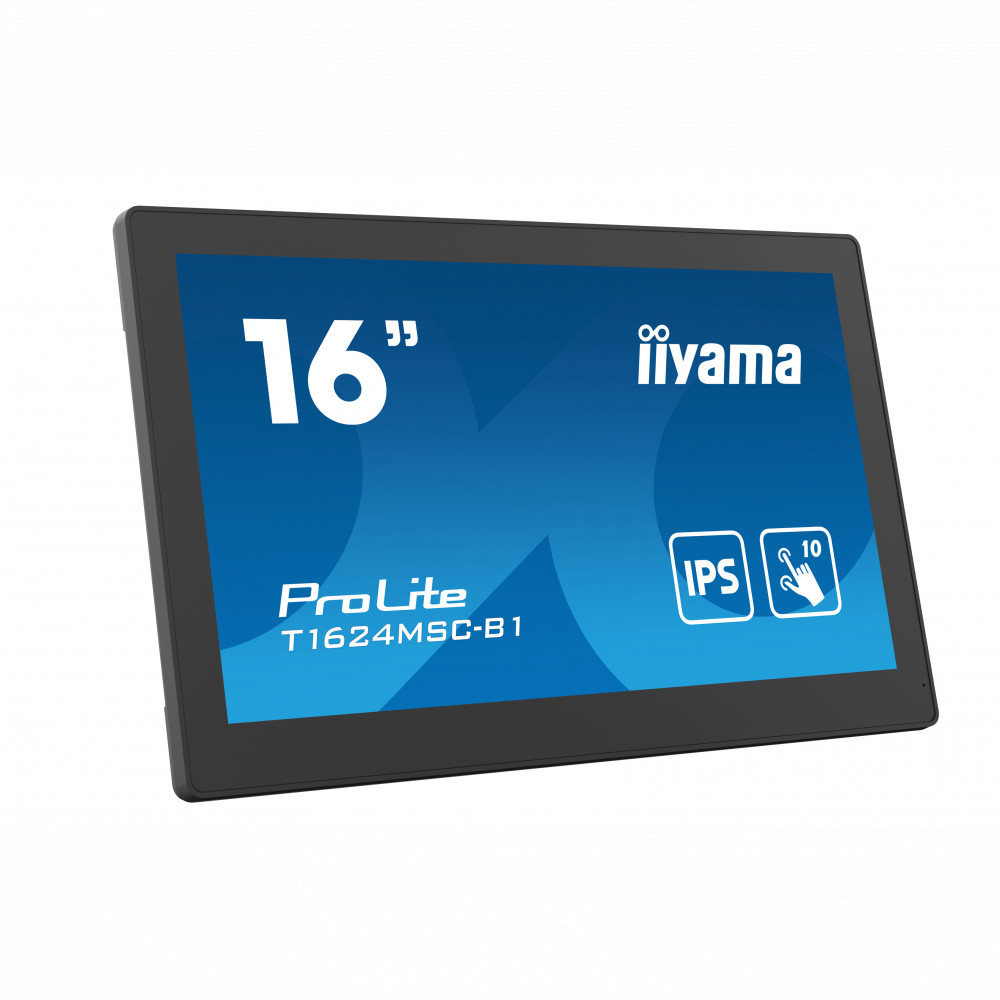 Монитор IIYAMA ProLite PLT1624M T1624MSC-B1 15.6 ", IPS, Full HD 1920x1080 (16:9), 60 Гц - миниатюра 2