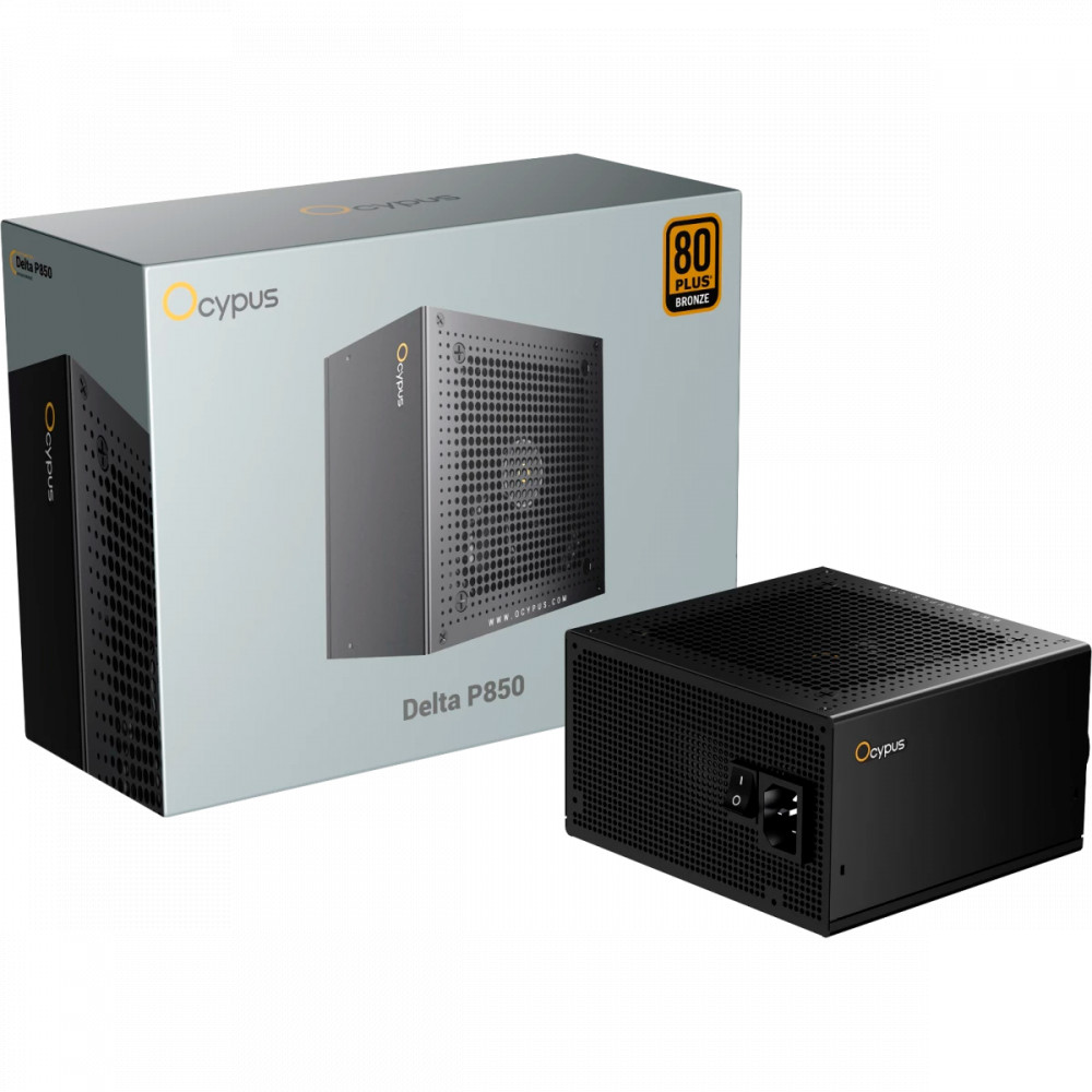 Блок питания Ocypus Delta P850 850W Black Delta-P850-B1FDBK024X-EU 850 Вт - миниатюра 4
