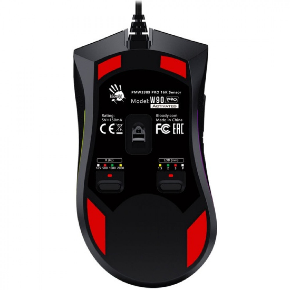 Мышь A4Tech Bloody W90 Pro W90 PRO Игровые, Проводная - миниатюра 3