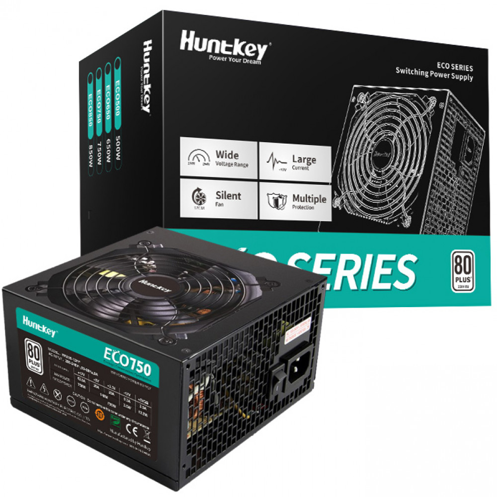 Блок питания Huntkey ECO750 P28-700130000R 750 Вт - миниатюра 3
