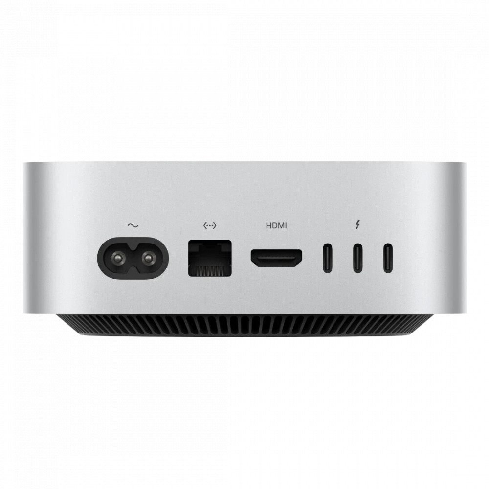 Персональный компьютер Apple Mac Mini M4 Silver MCYT4HN/A Apple M4 series, M4 - миниатюра 2