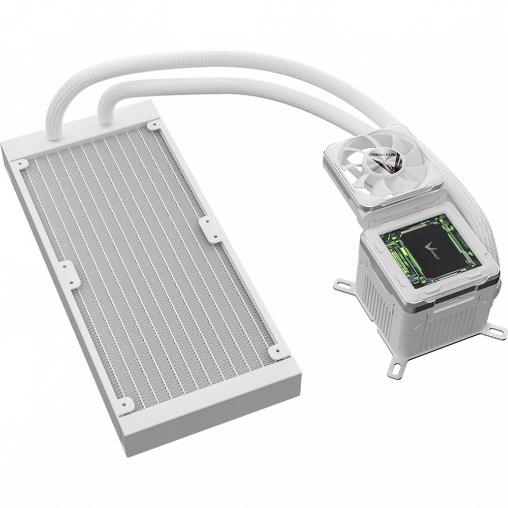 Система охлаждения Formula Cryo Wing Digi 240 ARGB White Cryo Wing Digi 240 WH Для процессора - миниатюра 3