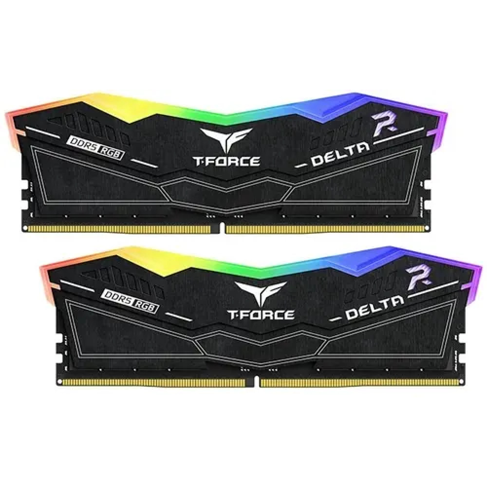 ОЗУ T-FORCE DELTA RGB(BK) FF3D532G6400HC40BDC01 DIMM, DDR5, 32 Гб (2 х 16 Гб), 6400 МГц — фото товара