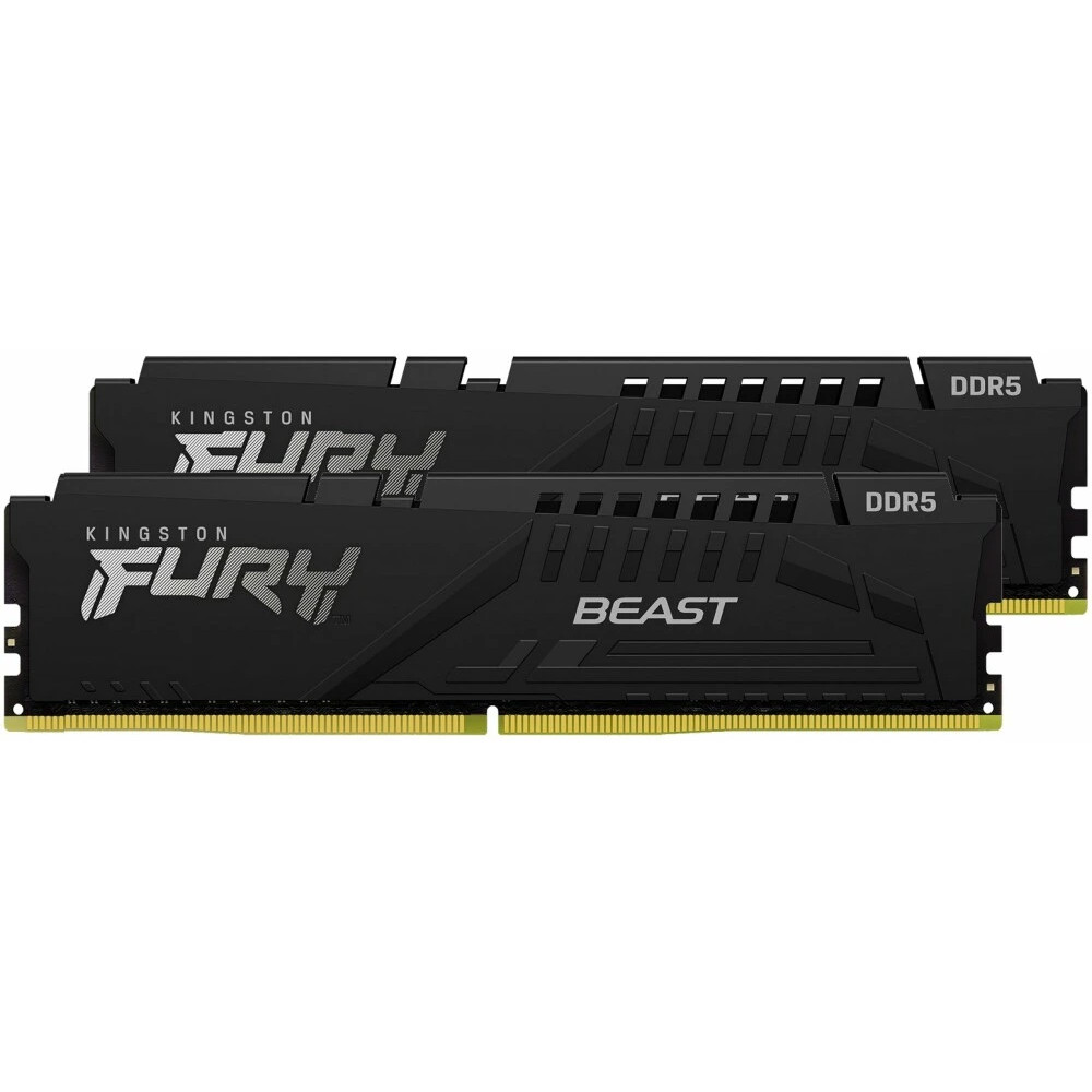 ОЗУ Kingston Fury Beast KF552C40BB2K2-64 DIMM, DDR5, 64 Гб (2 х 32 Гб), 5200 МГц — фото товара