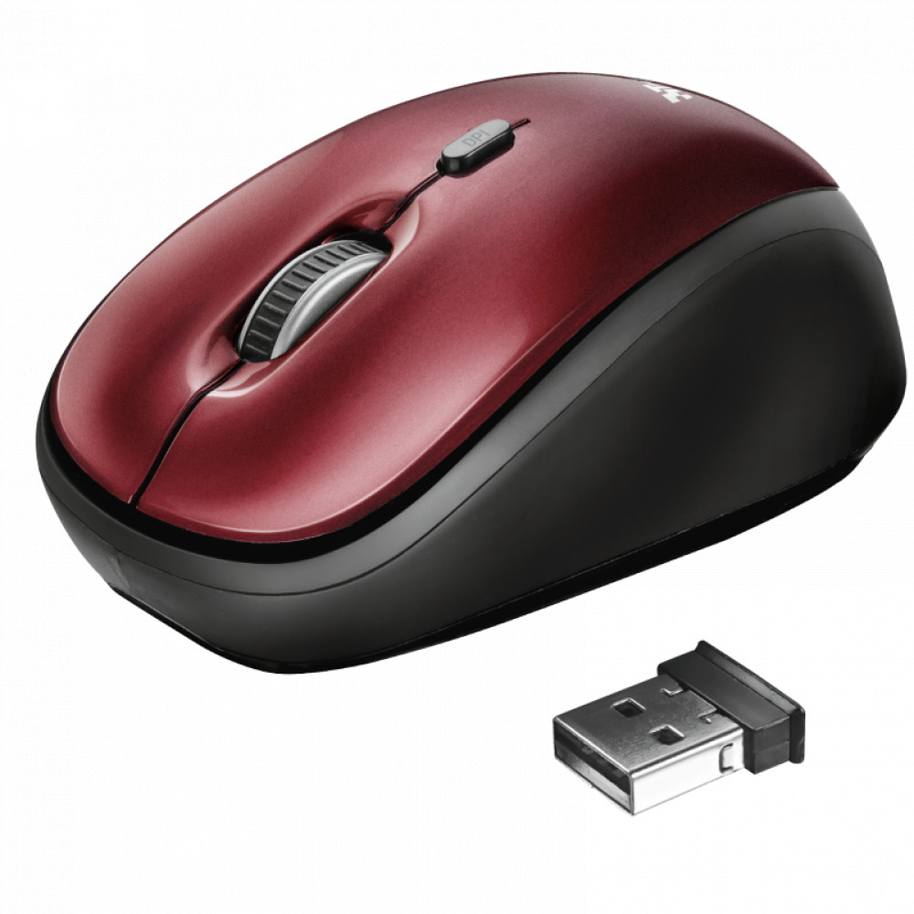 Мышь Trust Wireless Mouse Yvi 19522 Бюджетные, Беспроводная — фото товара