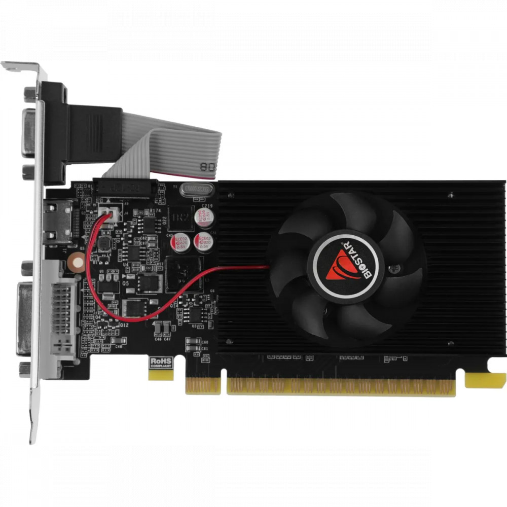 Видеокарта BIOSTAR GeForce GT 710 GT710-2GB D3 LP VN7103THX6 2 ГБ — фото товара