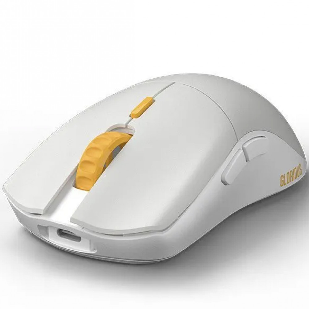 Мышь GLORIOUS Series One PRO серый/желтый GLO-MS-P1W-GE-FORGE Игровые, Беспроводная - миниатюра 2