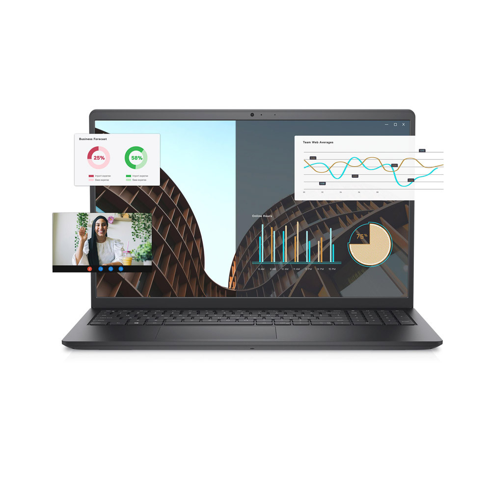 Ноутбук Dell Vostro 3530 210-BGLW-N1605QVNB3530EMEA01 15.6 ", FHD 1920x1080 (16:9), Intel, Core i7, 16 Гб, 512 ГБ, Intel Iris Xe Graphics, Windows 11 Pro — фото товара