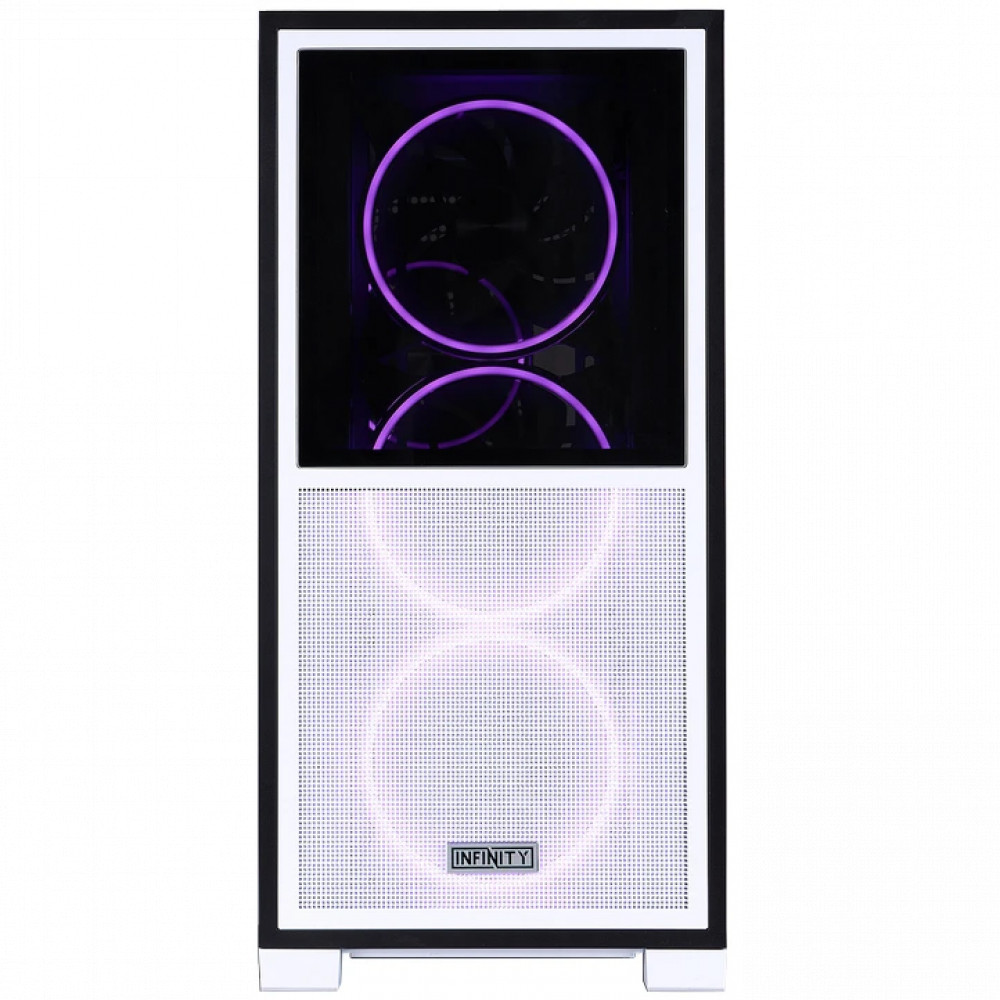 Корпус 1STPLAYER IF8 ARGB White IF8-WH-4FO7-14-W Mid-Tower - миниатюра 2