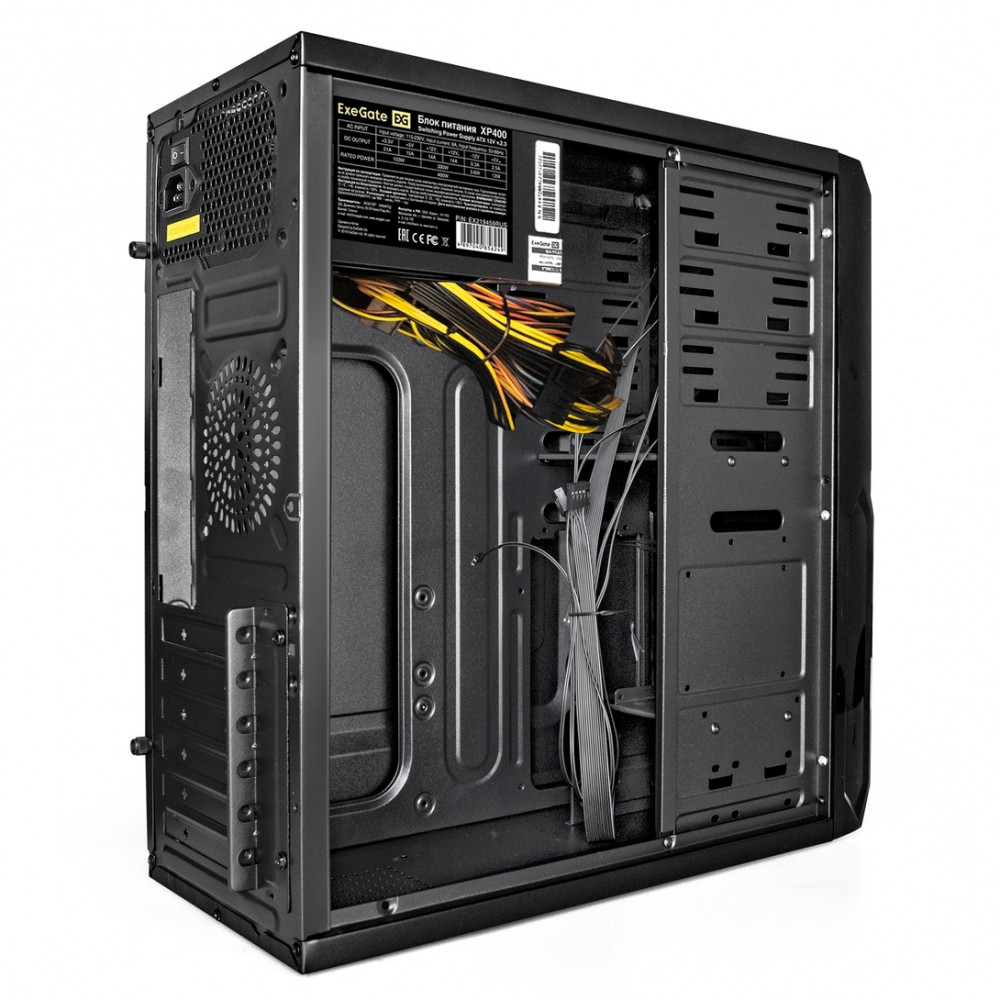 Корпус ExeGate XP-329S-XP400 EX278396RUS Mid-Tower - миниатюра 2