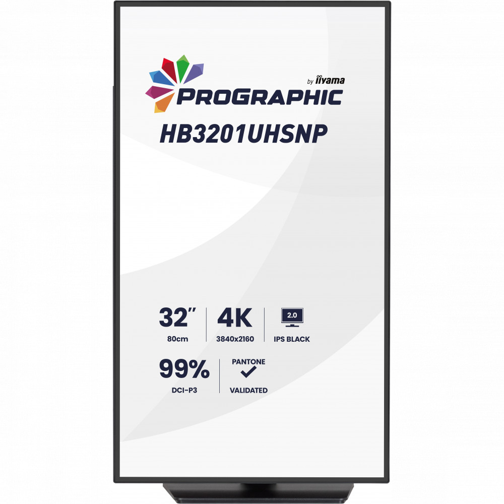 Монитор IIYAMA ProGraphic HB3201UHSNP-B1 31.5 ", IPS, 4K UHD 3840x2160 (16:9), 60 Гц - миниатюра 2