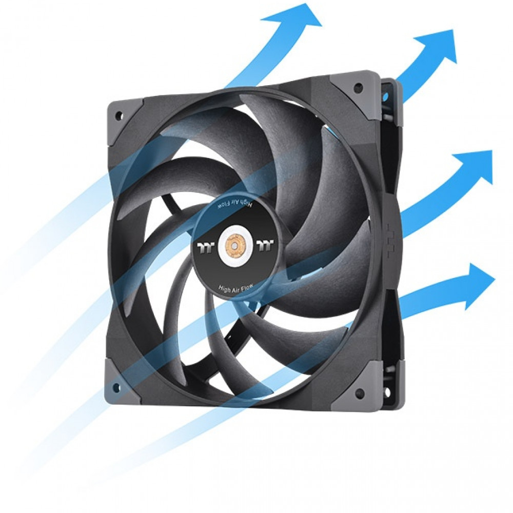 Система охлаждения Thermaltake SWAFAN GT14 PC Cooling Fan TT Premium Edition CL-F157-PL14BL-A Для системного блока - миниатюра 3