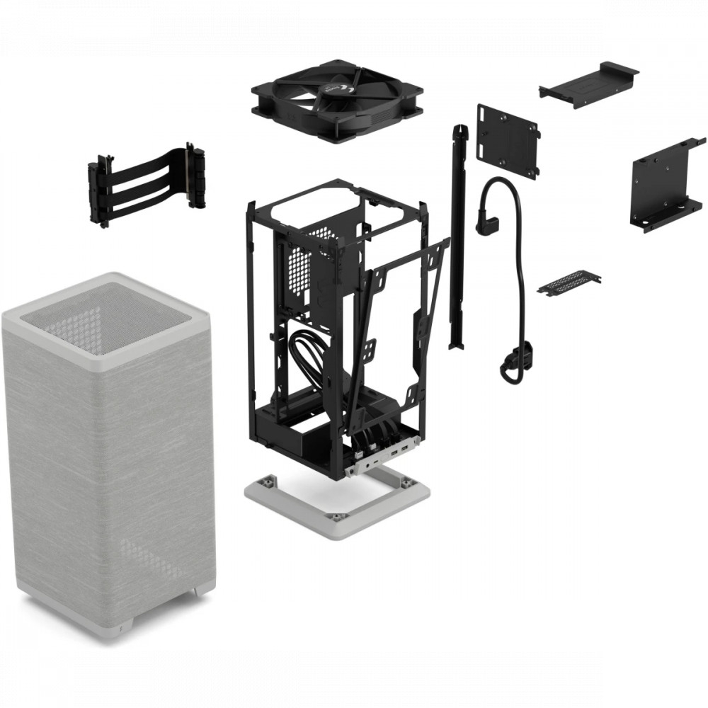 Корпус FRACTAL DESIGN Mood Light Gray FD-C-MOD1N-01 Mini-Tower - миниатюра 5