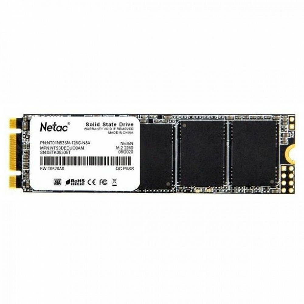 Жесткий диск Netac N535N NT01N535N-128G-N8X SSD (твердотельные), 128 ГБ, M.2, SATA - миниатюра 2