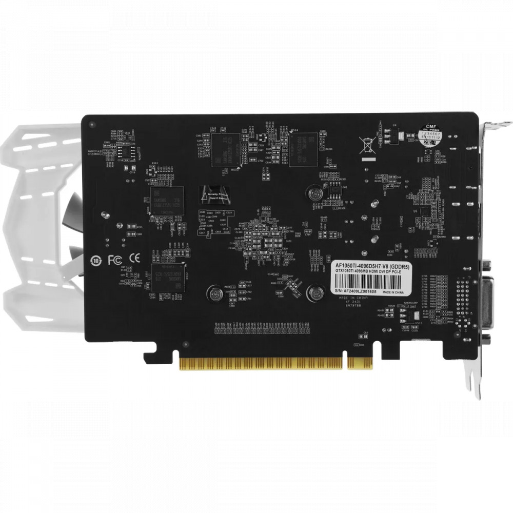 Видеокарта AFOX GeForce GTX 1050TI AF1050TI-4096D5H7-V8 4 ГБ - миниатюра 3