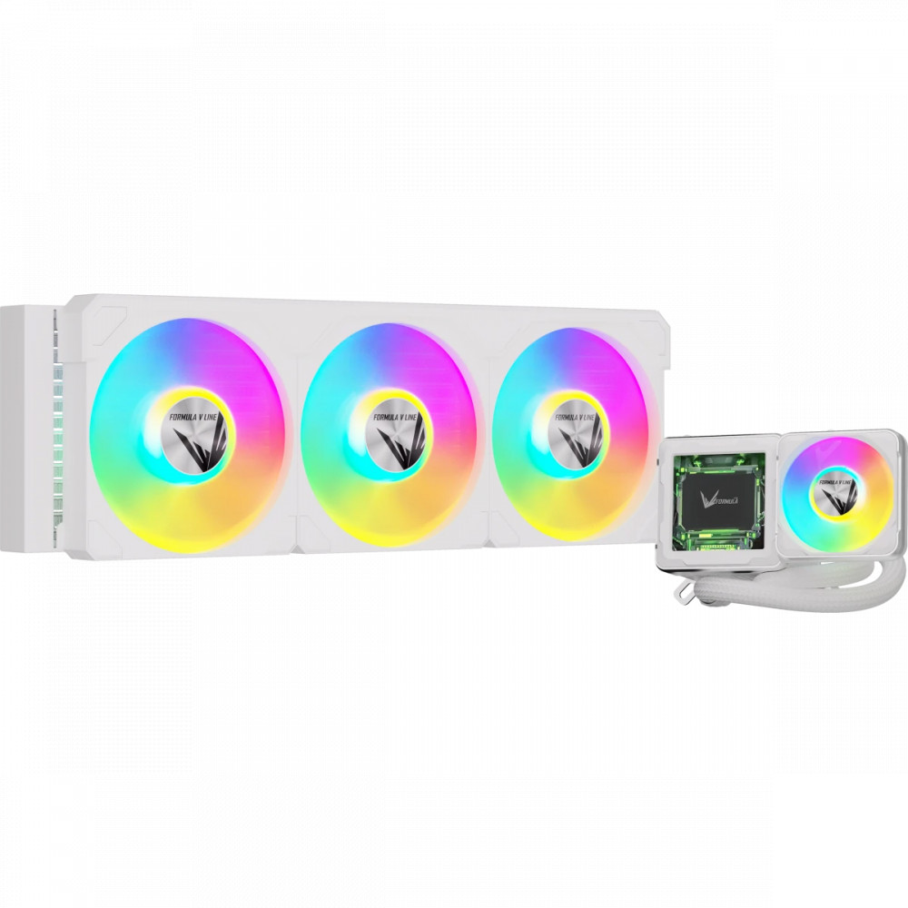 Система охлаждения Formula Cryo Wing Digi 360 ARGB White Cryo Wing Digi 360 WH Для процессора — фото товара
