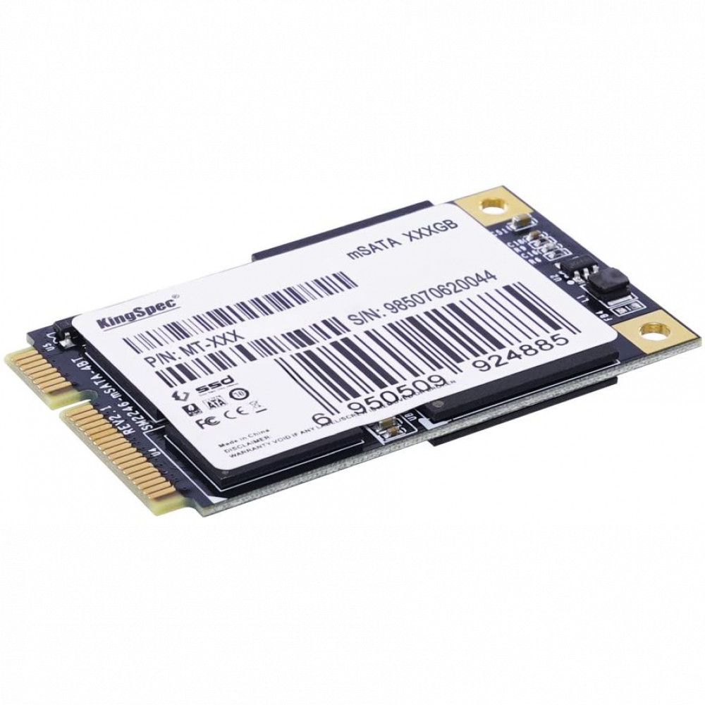 Жесткий диск KingSpec MT-128 SSD (твердотельные), 128 ГБ, mSATA, mini-SATA - миниатюра 3