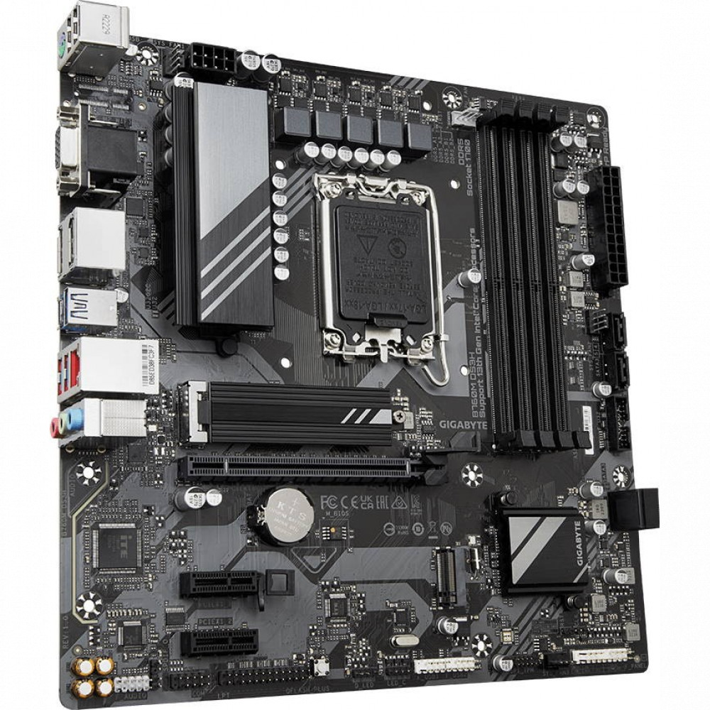 Материнская плата Gigabyte B760M DS3H Micro-ATX, LGA 1700 — фото товара