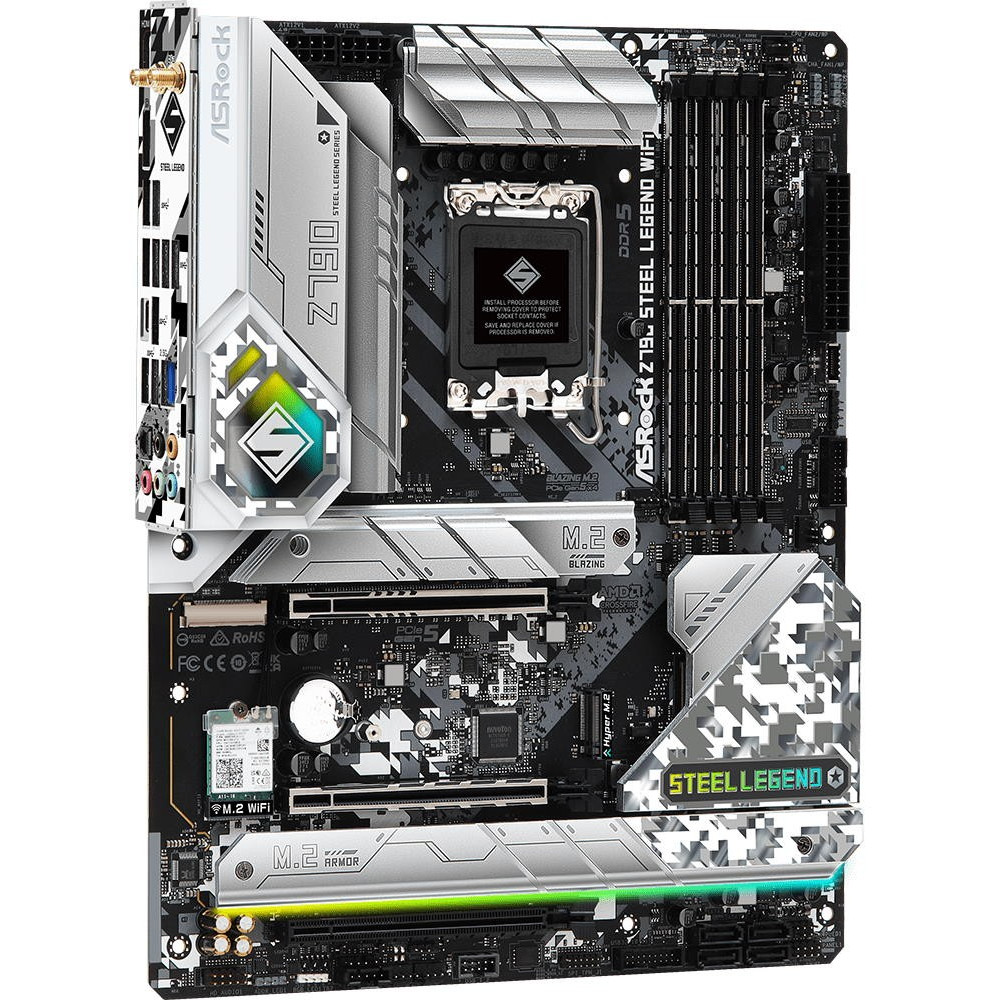 Материнская плата ASRock Z790 Steel Legend WiFi ATX, LGA 1700 — фото товара