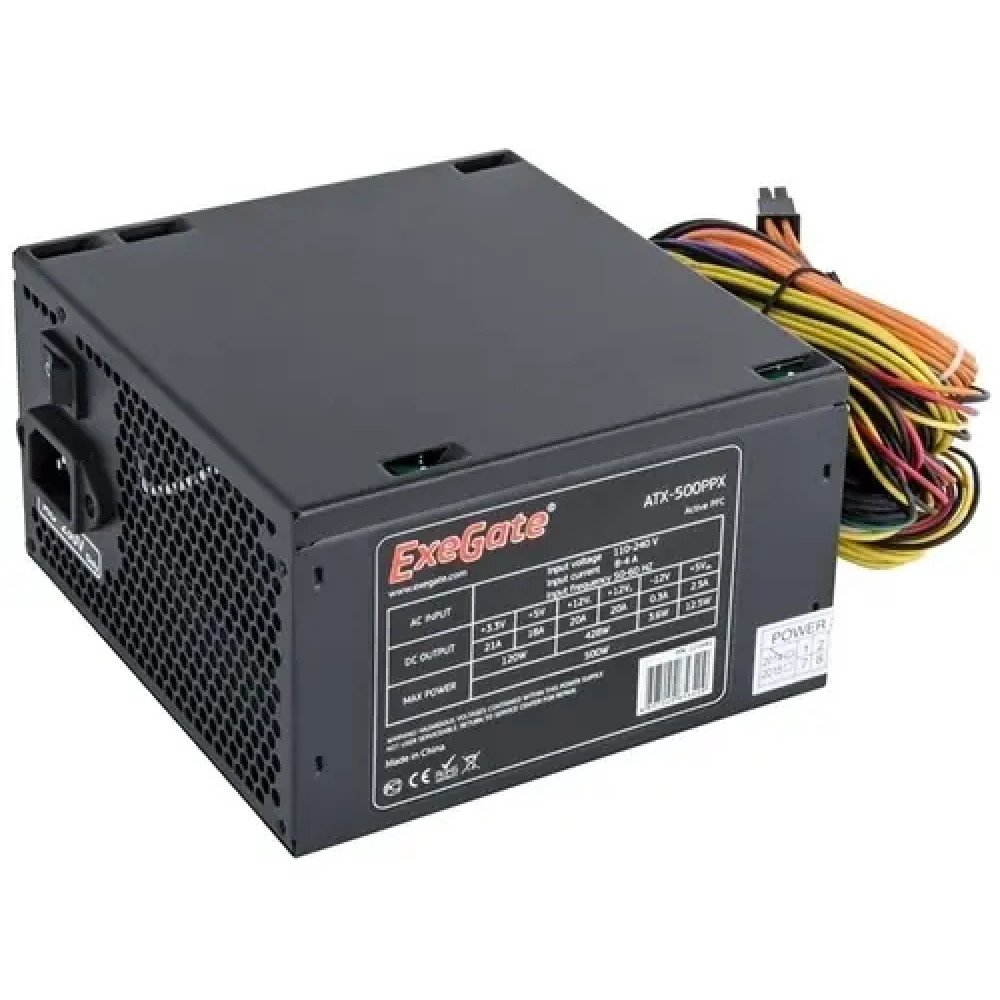Блок питания ExeGate 500PPX EX221641RUS-S 500 Вт - миниатюра 2