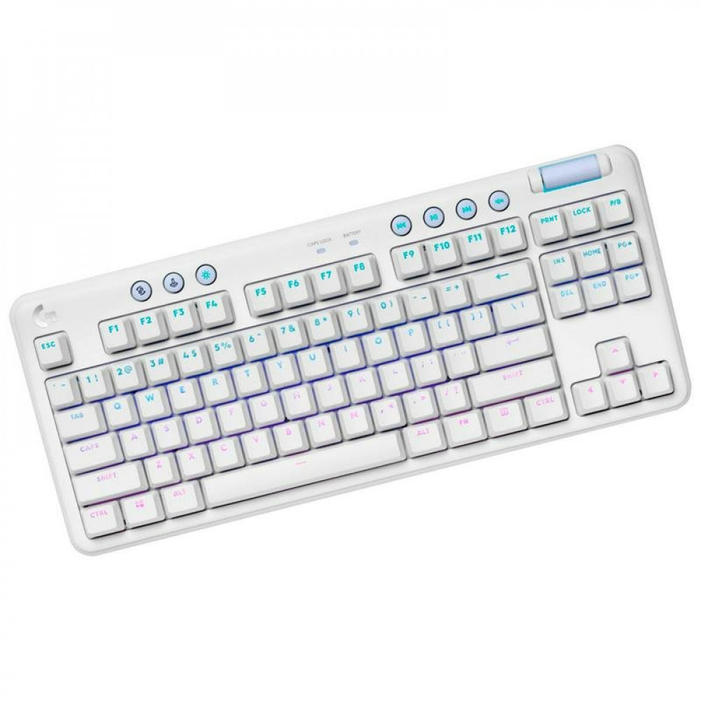 Клавиатура Logitech G715 TKL LIGHTSPEED RGB OFF WHITE 920-010464 Беспроводная, Bluetooth — фото товара